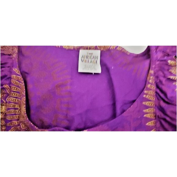 African Print Fabric Jumpsuit - Picture 3 of 4